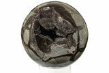 Septarian Geode Sphere ( Lbs) - Madagascar #185649-1